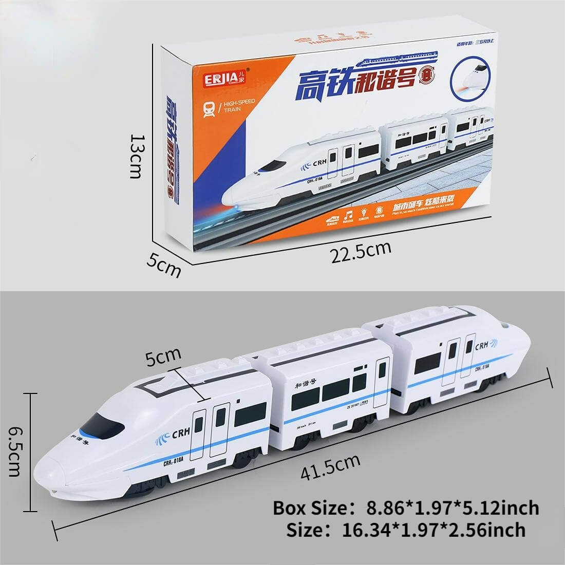 đČHot Sale 49% OFFđ„Elektriskt universaltĂ„g för simulering av höghastighetstĂ„g Harmony Train Toy