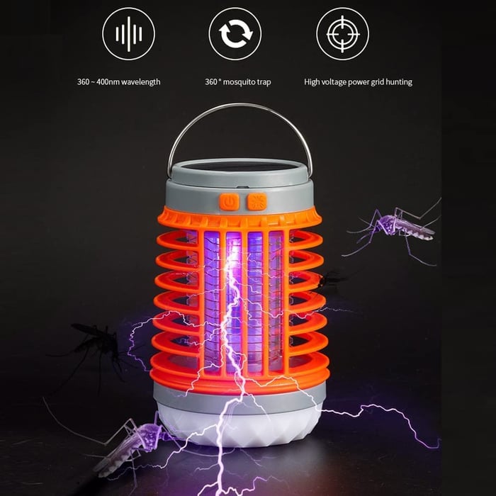 đ„40% rabatt - Multifunktionell Solar camping Myggmördare Lamp