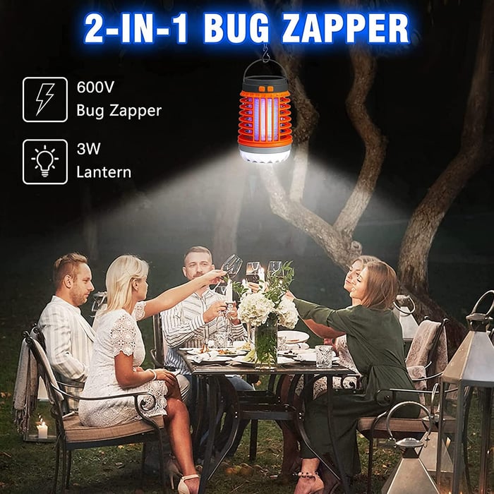 đ„40% rabatt - Multifunktionell Solar camping Myggmördare Lamp