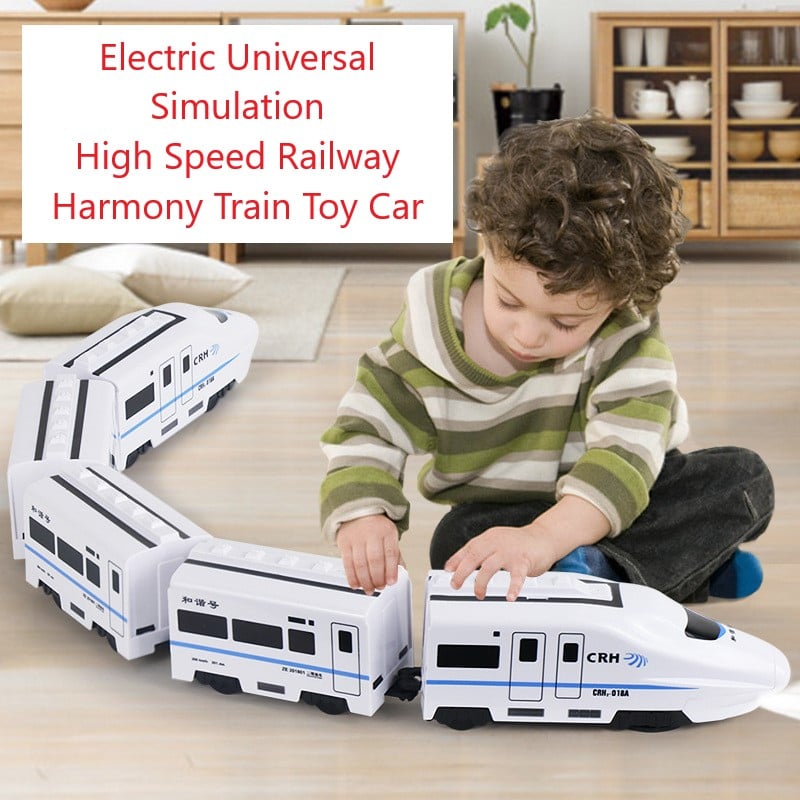 đČHot Sale 49% OFFđ„Elektriskt universaltĂ„g för simulering av höghastighetstĂ„g Harmony Train Toy