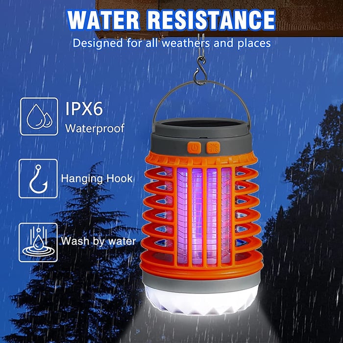 đ„40% rabatt - Multifunktionell Solar camping Myggmördare Lamp