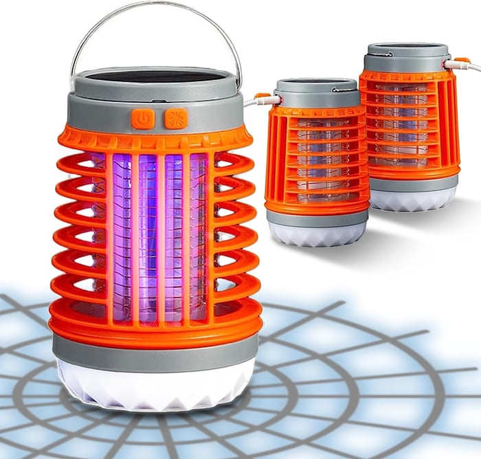 đ„40% rabatt - Multifunktionell Solar camping Myggmördare Lamp