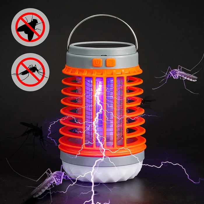đ„40% rabatt - Multifunktionell Solar camping Myggmördare Lamp