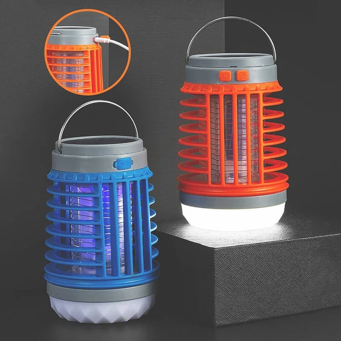 đ„40% rabatt - Multifunktionell Solar camping Myggmördare Lamp