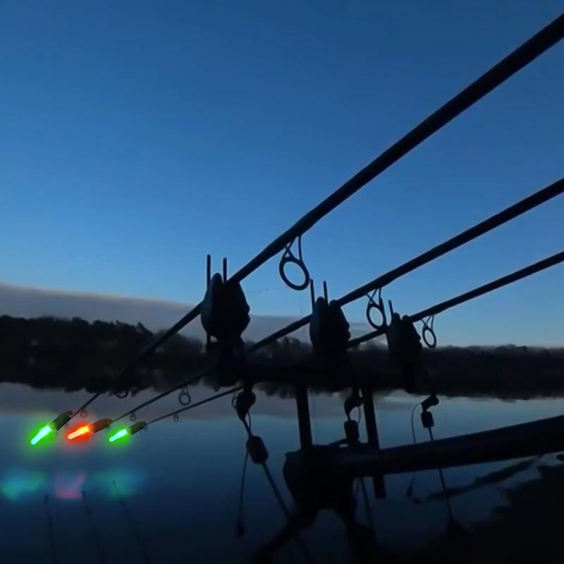 Fiskspö LED-ljus med summer