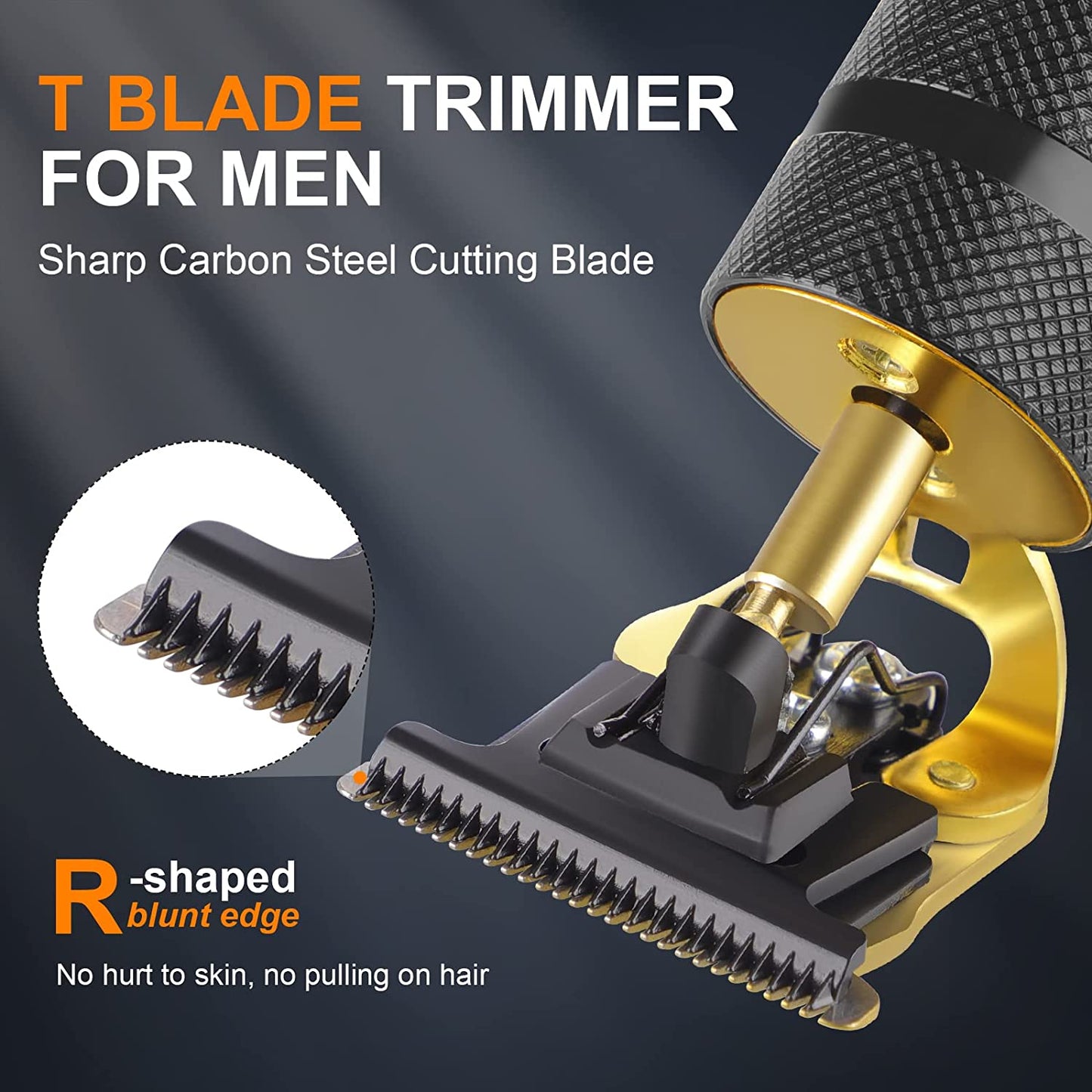 Professionell sladdlös Zero Gapped Trimmer Hårklippare