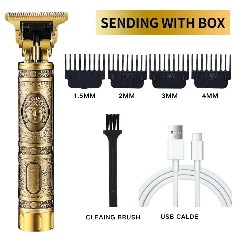 Professionell sladdlös Zero Gapped Trimmer Hårklippare