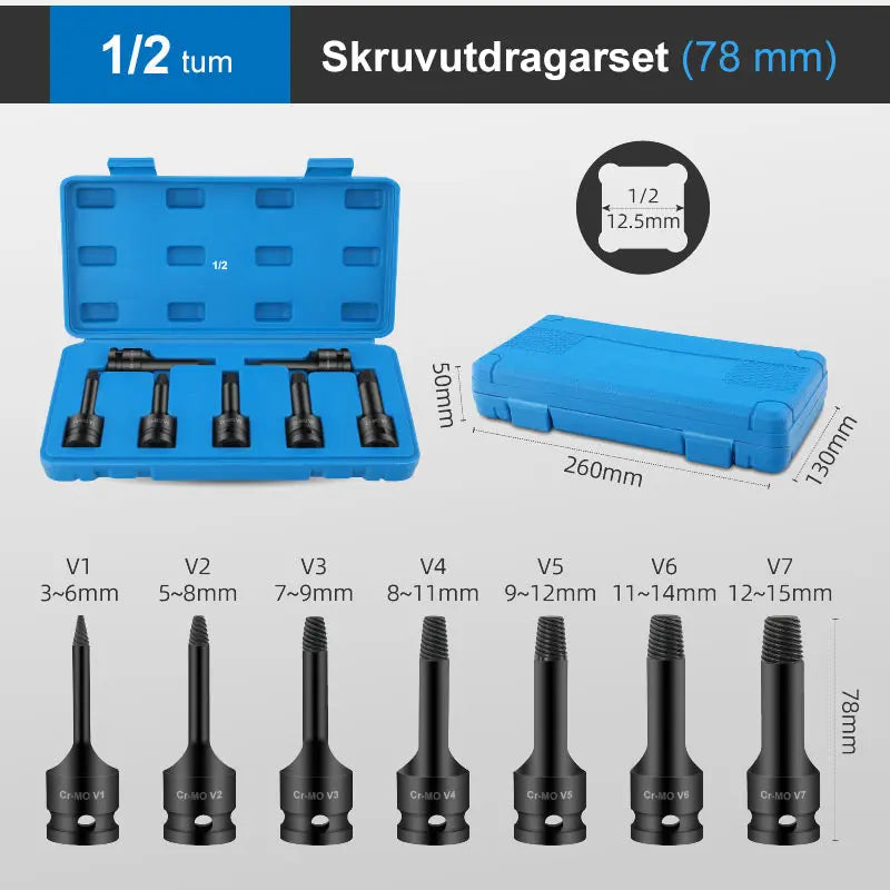 đ„đSkadade skruvutdragarset