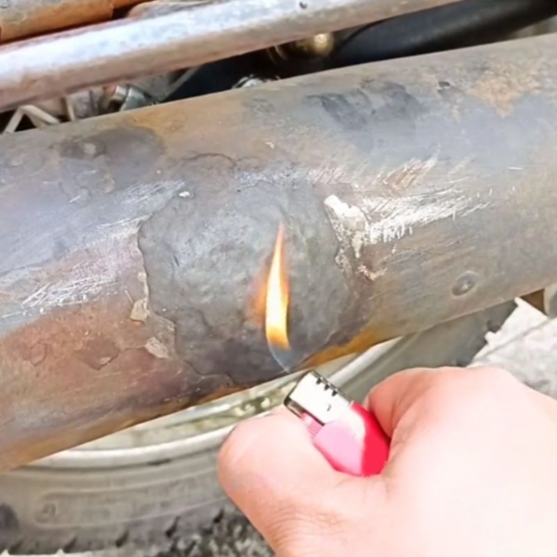 Snabb reparation metall plast stålstång