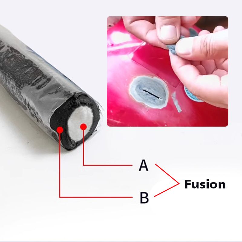 Snabb reparation metall plast stålstång