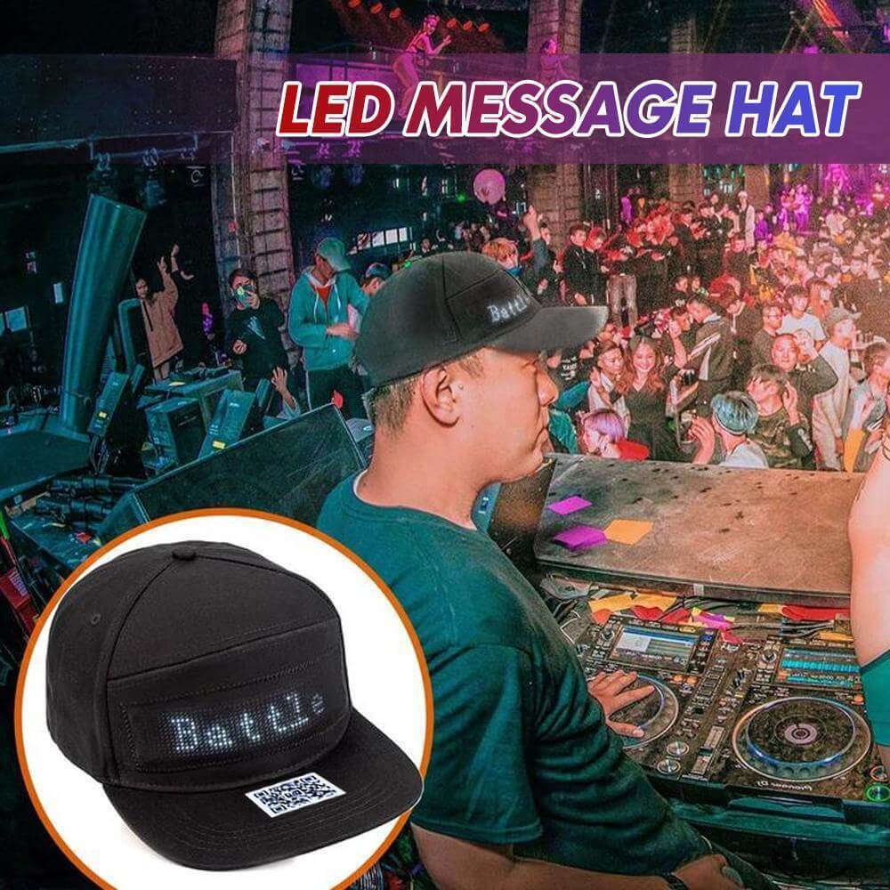 LED-meddelande hatt