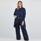 🔥 Conjunto Elegante de 3 Piezas – Cardigan Largo, Top y Pantalón para Estilo y Comodidad Todo el Día 💞✨