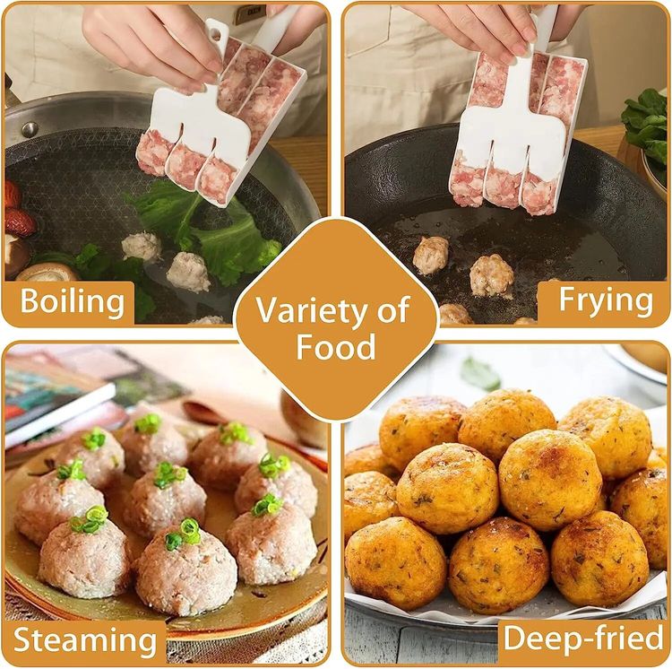 👍🧑‍🍳Creative Kitchen Triple Meatball Maker🥩