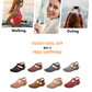 Sandalias de cuero livianas premium