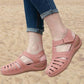 Sandalias de cuero livianas premium