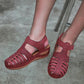 Sandalias de cuero livianas premium