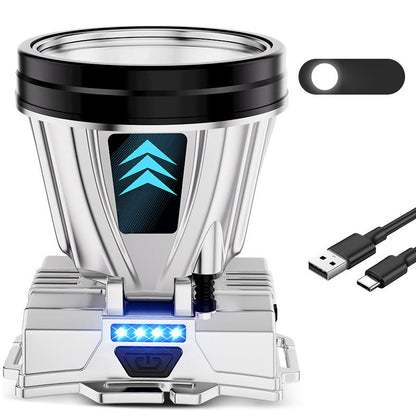 🔥Oferta especial 50% de descuento💥Linterna frontal recargable de alta potencia superbrillante