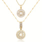 💖Paquete de 2 collares con colgante de inicial