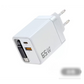 ⚡🔌 Cargador de Pared 65W con Cable USB-C Retráctil 80cm – Carga Ultra Rápida sin Cables Enredados 🚀📱