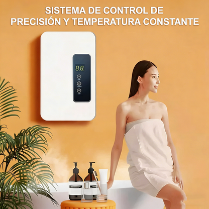 ✨ Calentador de Agua Instantáneo sin Tanque - Diseño Compacto con Control de Temperatura Digital para Ahorro de Energía ⚡🚿