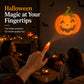 🎃🔦 Mini Proyector de Dedos Halloween – Luces con Patrones Fantasmales, Bolsillo y Diversión para Niños y Fiestas de Terror ✨👻