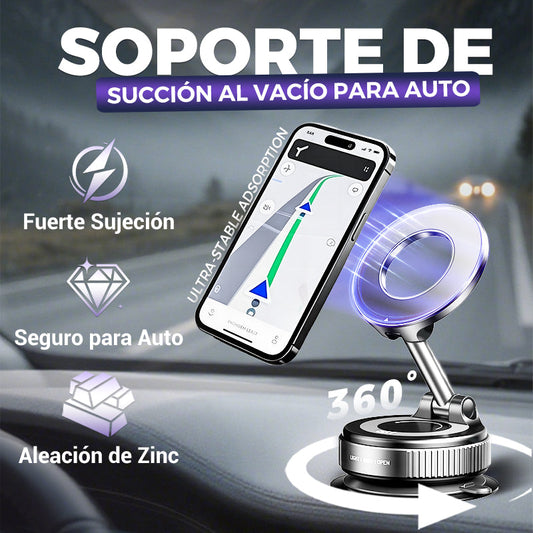 🧲📱 Soporte Magnético Coche Plegable – Sujeción Firme, Compacto y Manos Libres para una Conducción Segura 🚗✨