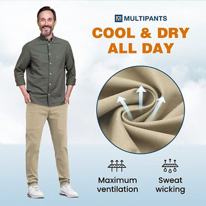 🥰 MultiPants - Pantalones cargo multibolsillos de gran elasticidad y durabilidad - COMPRA 2 ENVÍO GRATIS