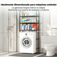 ⏰ ¡Oferta Limitada 50% OFF! 🏠 Estante Organizador para Baño y Lavandería – Sin Taladrar, Fácil de Instalar y Ahorra Espacio ✨🛁👕