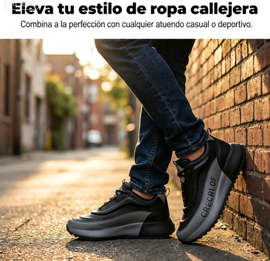 ⏳ ¡OFERTA RELÁMPAGO 50% DE DESCUENTO! 👟 Zapatillas de Suela Gruesa para Hombre – Cómodas, Antideslizantes, Diseño Moderno en Capas y de Alta Durabilidad ✨