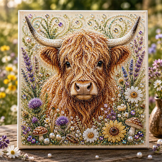💞🔥 Kit Arte Vaca Peluda 50% OFF – Crea un Cuadro Rústico con Miles de Perlas, Manualidad Anti-Estrés y Decoración Campestre 🌾💎