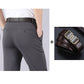 Pantalones casuales clásicos de alta elasticidad para hombre