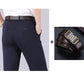 Pantalones casuales clásicos de alta elasticidad para hombre