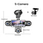 📹🚗Cámara de Tablero Multi-Lente HD 1080P con Visión Nocturna