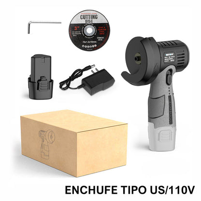 ⏳Especial por tiempo limitado🧰Mini amoladora angular 12V con disco de corte