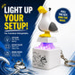 Llavero electrónico Mine Bird con activación por voz y luz