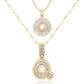 💖Paquete de 2 collares con colgante de inicial