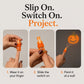 🎃🔦 Mini Proyector de Dedos Halloween – Luces con Patrones Fantasmales, Bolsillo y Diversión para Niños y Fiestas de Terror ✨👻