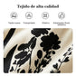 🌺👗 Vestido Midi con Escote V y Estampado Botánico – Moderno y Femenino 💖