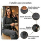 Conjunto de Top Cuello Redondo y Pantalón con Cordón para Mujer
