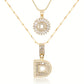 💖Paquete de 2 collares con colgante de inicial