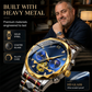 ⌚55% de descuento🎁Reloj mecánico de cuarzo multifunción para hombre