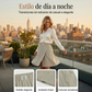 Falda-pantalón cruzada informal de cintura elástica para mujer