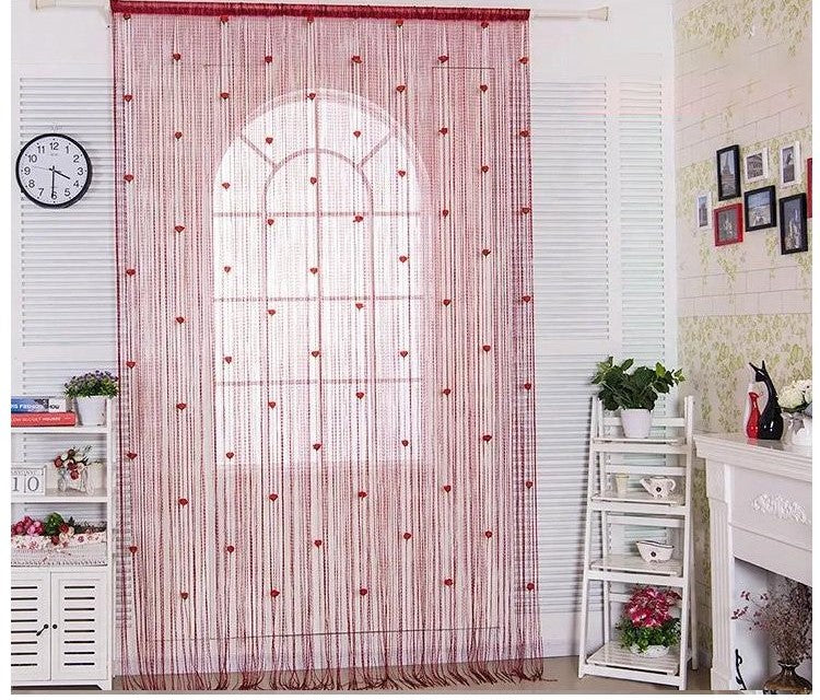 ✨HOT SALE✨Elegant och snygg dörrgardin med rosor