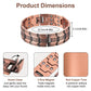 Brazalete Magnético de Cobre Magnex™ – Soporte de Tres Filas para la Comodidad Articular