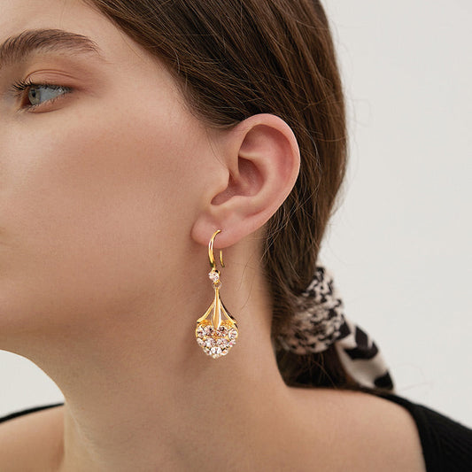 ✨Compra 1 y llévate 1 gratis✨ Nuevos pendientes de corazón con diamantes completos