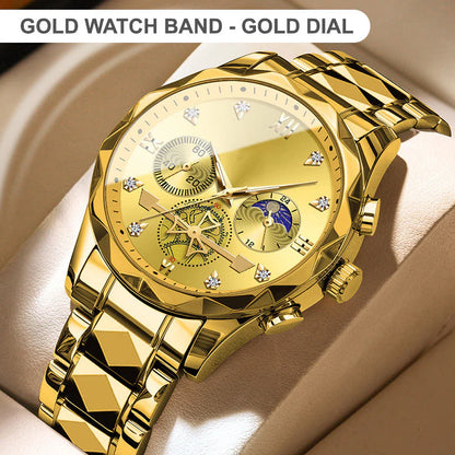 ⌚55% de descuento🎁Reloj mecánico de cuarzo multifunción para hombre
