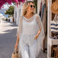 🏖️ÚLTIMO DÍA DE OFERTA!🔥JCUK Chaqueta de verano de crochet metalizado: ligera, fluida y con un estilo impecable 🌊☀️