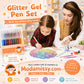 ✨¡Más de 80.000 unidades vendidas! 🎁 Set de bolígrafos de gel con purpurina – Escritura fluida 🎨