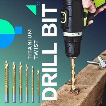 Twist Drill Bit Set Elverktygstillbehör(6 st)🔥