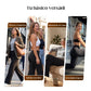 【Pantalones Holgados Cintura Alta】 Pantalones Rectos Versátiles para Mujer - Tejido Elástico Cómodo + Bolsillos Prácticos - Ideal para Trabajo, Paseos y Casa! ✨